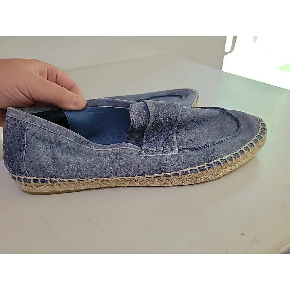 Vince blue suede